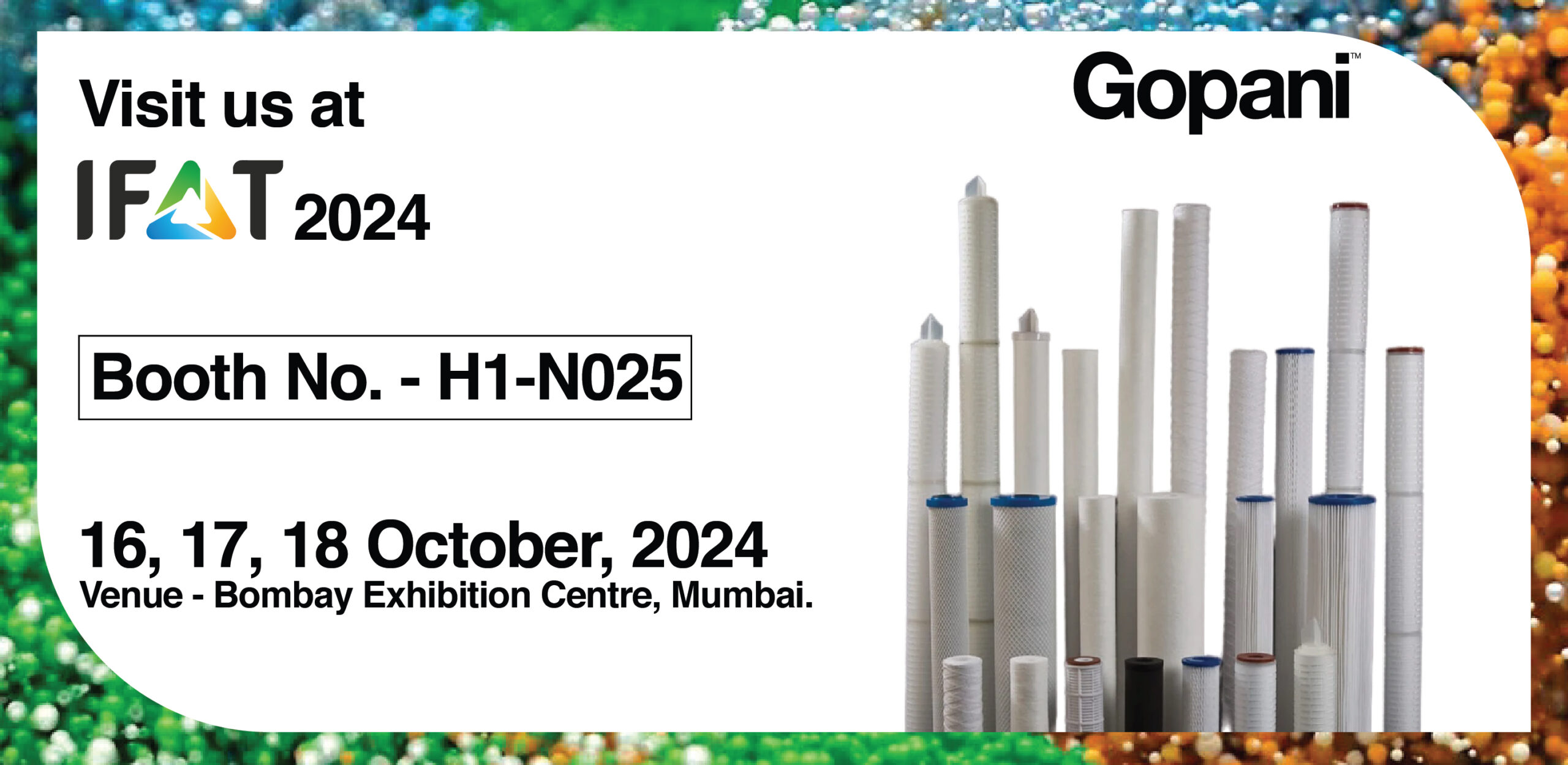 Meet Gopani at IFAT Mumbai 2024