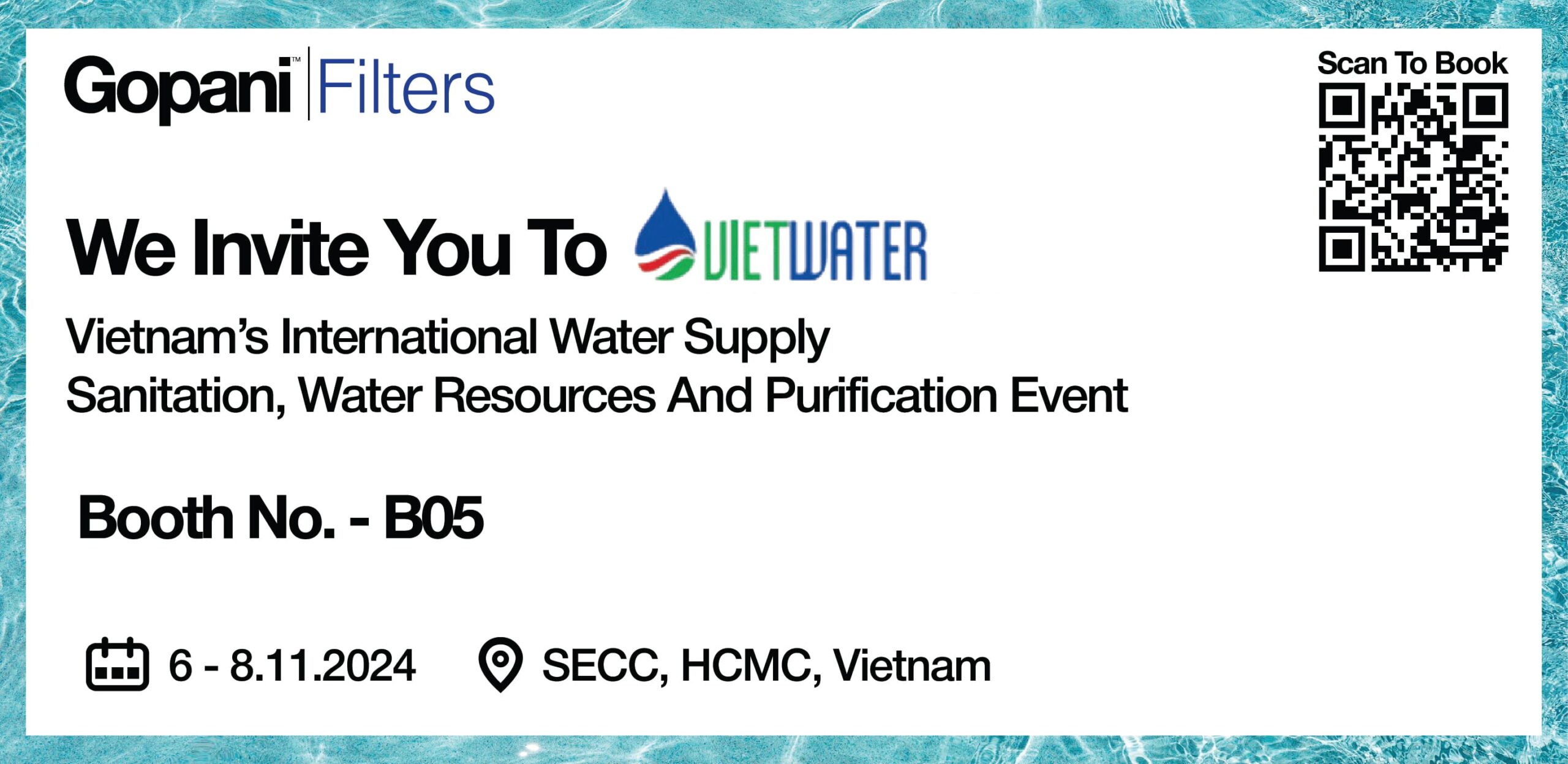 Visit Gopani Filters at Viet Water Expo 2024 at Booth No-B05